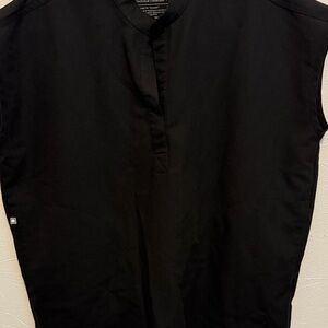 Figs Black  Technical Collection Top